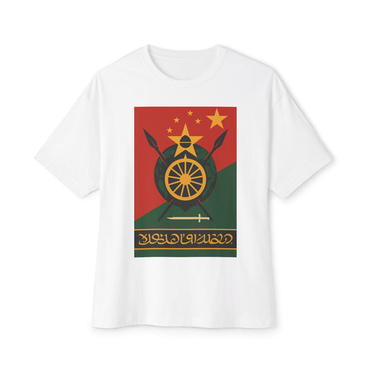 New World Rebel Flag Unisex Oversized Boxy Tee