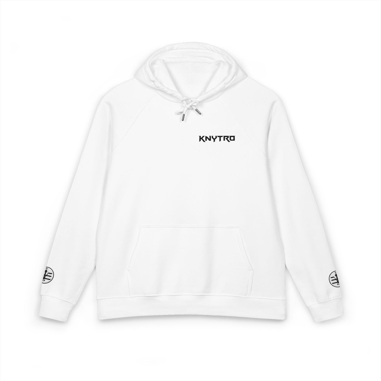 Knytro Logo + Knytronium Token Unisex Eco-Friendly Raglan Hoodie