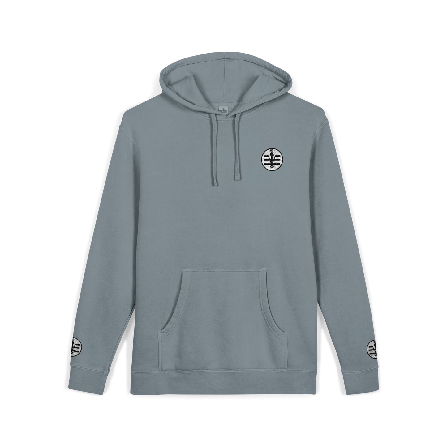 Knytronium Token Unisex Pigment-Dyed Embroidered Hoodie