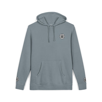 Knytronium Token Unisex Pigment-Dyed Embroidered Hoodie