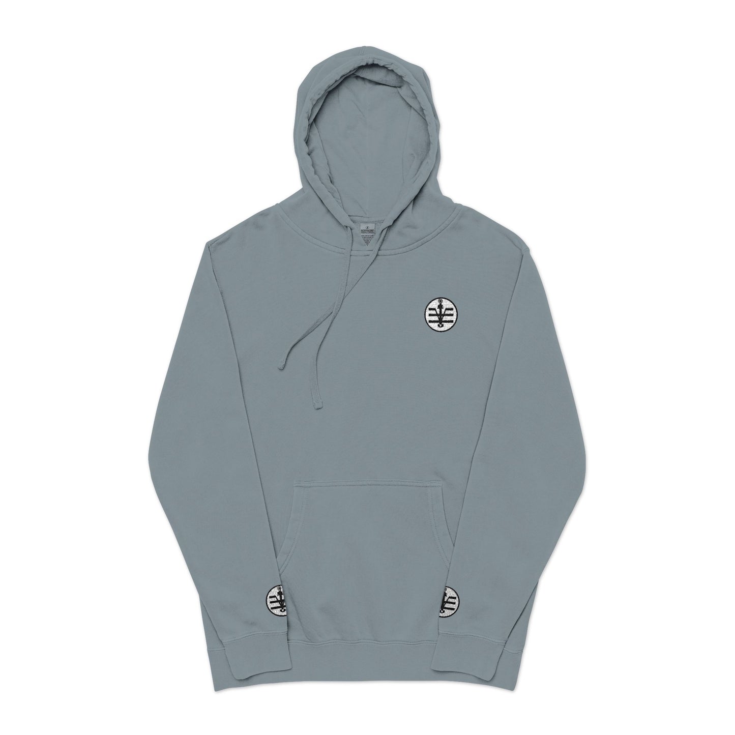 Knytronium Token Unisex Pigment-Dyed Embroidered Hoodie