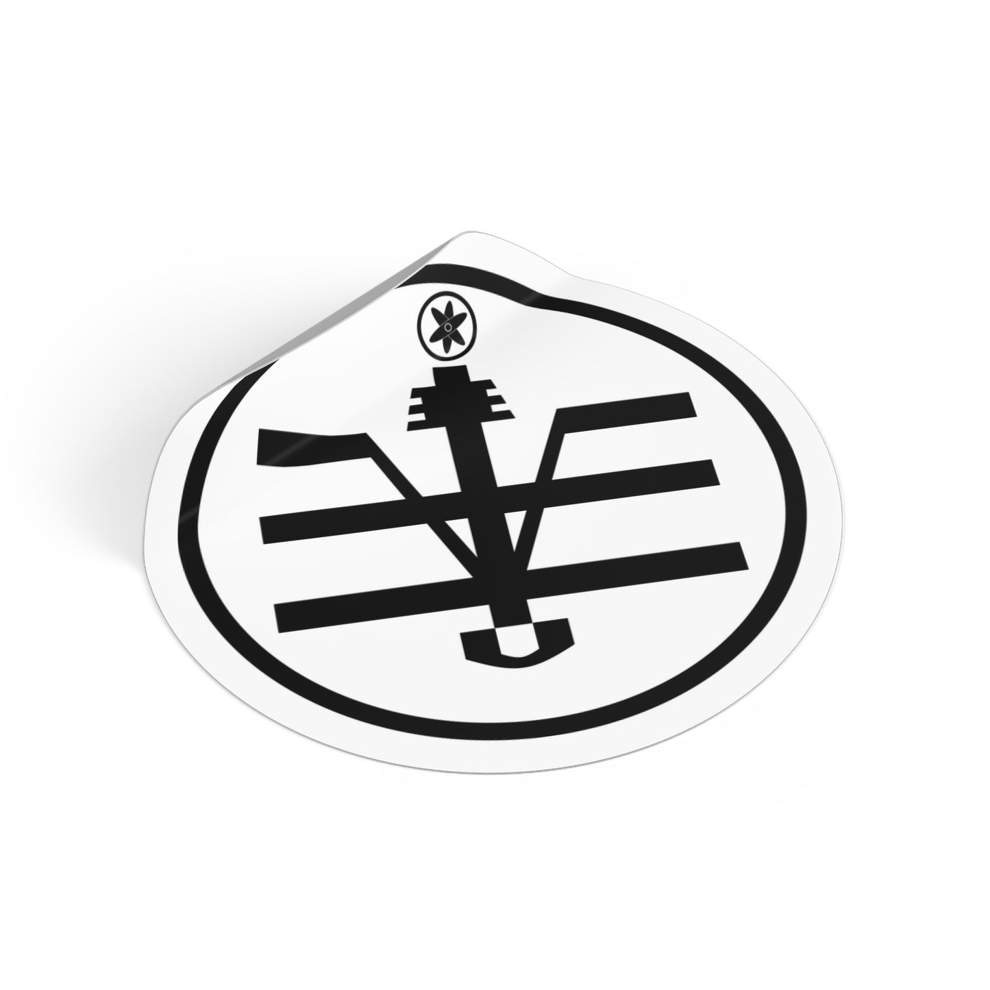 Knytronium Token Round Vinyl Stickers