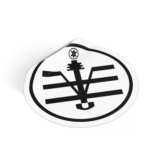 Knytronium Token Round Vinyl Stickers