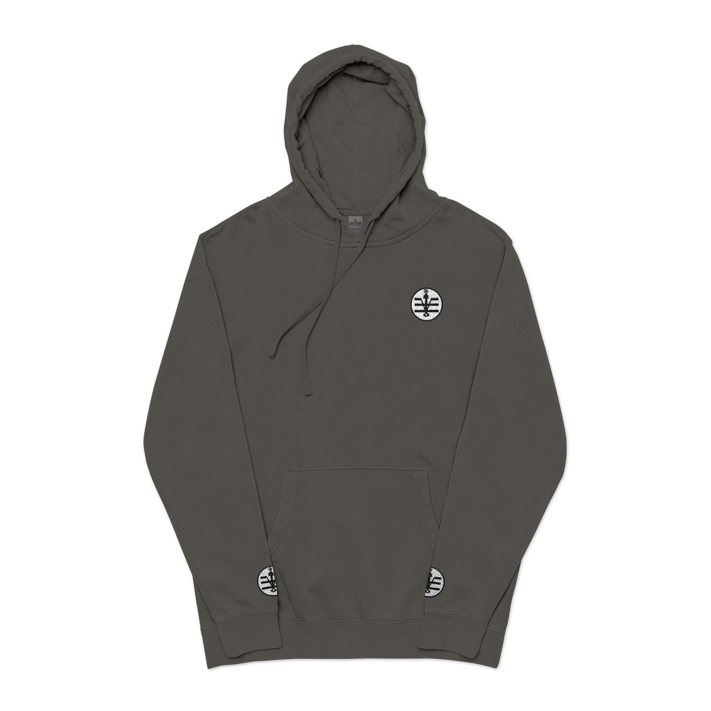 Knytronium Token Unisex Pigment-Dyed Embroidered Hoodie