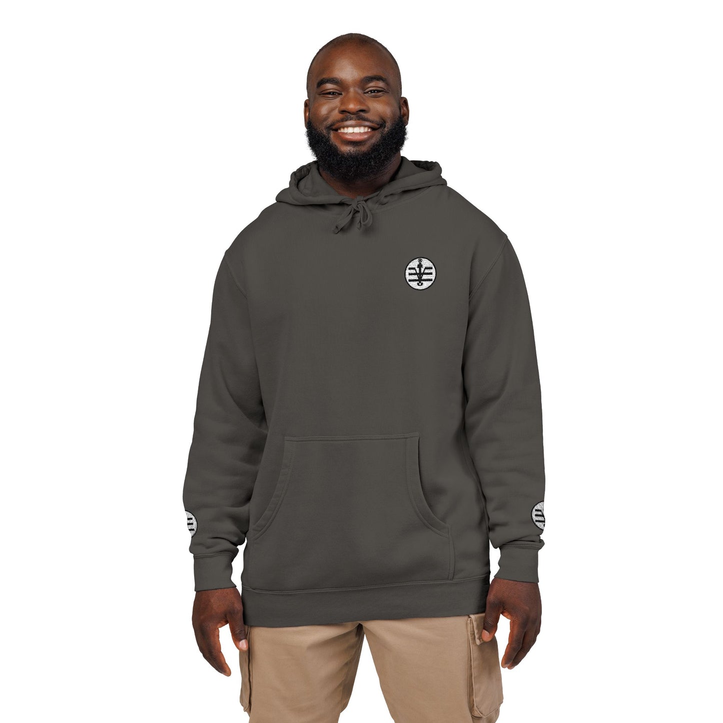 Knytronium Token Unisex Pigment-Dyed Embroidered Hoodie